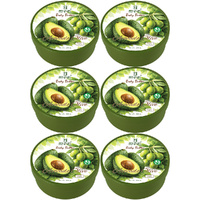 Fennel Avocado Olive Body Butter 200g Vegan Moisturising Skin Cream Bundle Of 6