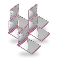 Flo LED Compact Mirror Pink Pack of 5
