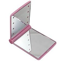 Flo LED Compact Mirror Pink