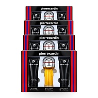 Pierre Cardin 3 Piece Set - Eau De Cologne EDC Spray 80ml + 100ml Shower Gel + 100ml Pack of 4