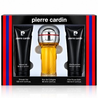 Pierre Cardin 3 Piece Set - Eau De Cologne EDC Spray 80ml + 100ml Shower Gel + 100ml Aftershave Balm