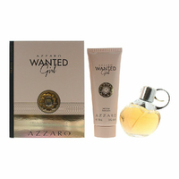 AZZARO WANTED GIRL 2PC GIFT SET 80ML EDP SPRAY & 100ML BODY LOTION