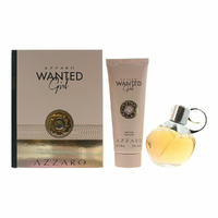 Azzaro Wanted Girl 2pc Gift Set 80ml Eau De Parfum EDP Spray & 100ml Body Lotion