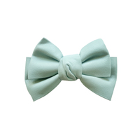 Culturesse Charlotte Bow Tie Hair Clip (Light Turquoise)