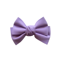 Culturesse Charlotte Bow Tie Hair Clip (Lilac)