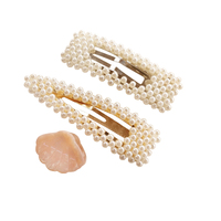 Culturesse Eleanor Classic Pearly Hair Clip Set