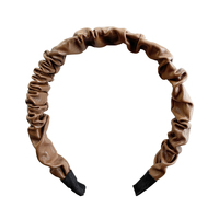 Culturesse Tallulah Scrunched Headband (Brown)