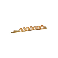 Culturesse Meret Rose-hue Freshwater Pearl Hair Clip