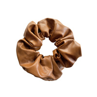 Culturesse Aveline Leather Scrunchie (Turmeric Large)