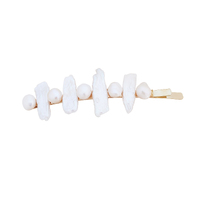 Culturesse Guinevere Artisan Freshwater Pearl Hair Clip