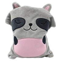 Raccoon Shaped Microwaveable Heat Pack Soothing Warmth and Cuddly Comfort