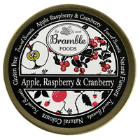 Bramble Foods Apple, Raspberry & Cranberry Drops 200g Tin Sweets Candy Lollies