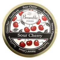 Bramble Foods Sour Cherry Drops 200g Tin Sweets Candy Lollies