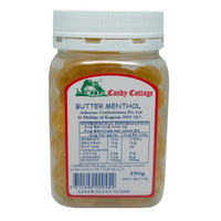 Candy Cottage Butter Menthol 250gm Old Fashioned Lollies Sweets