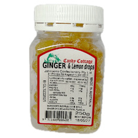 Candy Cottage Ginger & Lemon Drops 250g Australian Made