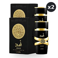 Lattafa Asad for Men Eau De Parfum EDP 100ml Pack of 2