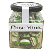 The Lolly Shop Choc Mints 130gm Old Fashioned Lollies Sweets