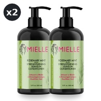 Mielle Rosemary Mint Strengthening Conditioner 355ml Pack of 2