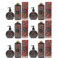 Maja Floral Body Care Set 100ml EDT 200g Talc 250ml Hand Soap Pack of 6