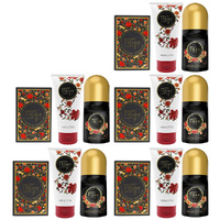 Maja Floral Hand Care Trio Bundle Pack of 5 Hand Soap Hand Cream Deodorant