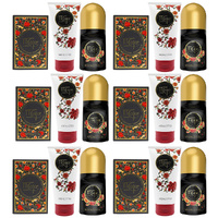 Maja Floral Hand Care Trio Pack of 6 Hand Soap Hand Cream Deodorant for Women