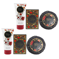 Maja 3 Piece Hand and Soap Gift Set Pack of 2 80ml Hand Cream 50g 100g Soaps