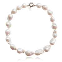 Culturesse Theodora Baroque Pearl Necklace / Choker