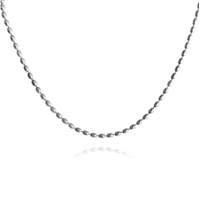 Culturesse Modern Muse Beaded Necklace / Choker (Silver)