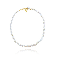 Culturesse Cyrene Fine Freshwater Pearl Necklace 