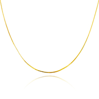 Culturesse Ainara Fine Snake Chain Necklace (Gold Filled)