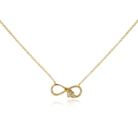 Culturesse Infinite Love Pendant Necklace (Gold)