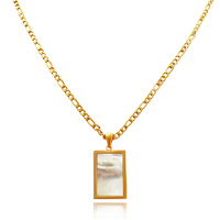 Culturesse Chande Mother Of Pearl Pendant Necklace