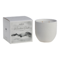 Bramble Bay Candle Nordic Collection Mountain Drift White 400gm