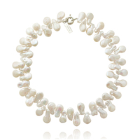 Culturesse Audriana Luxury Baroque Pearl Necklace 