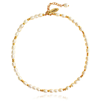 Culturesse Lola Beaded Freshwater Pearl Necklace 