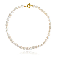 Culturesse Endless Summer Freshwater Pearl Necklace