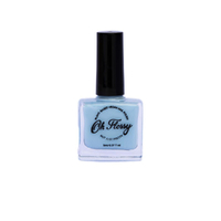 Oh Flossy Childrens Kids Kind Cream Blue Plant Based Nail Polish 