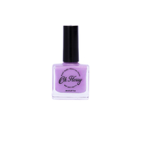 Oh Flossy Childrens Kids Stong Cream Violet Plant Based Nail Polish 