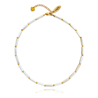 Culturesse Omri Beaded Shell Necklace / Choker 