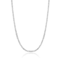 Culturesse Blanche Fine Silver Spine Necklace 