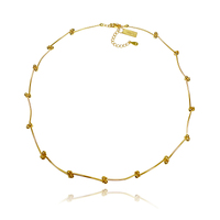 Culturesse Trust The Flow Artisan Necklace (Gold)