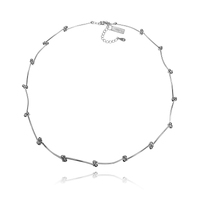Culturesse Trust The Flow Artisan Necklace (Silver)