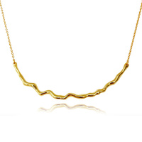 Culturesse Be The Flow Artisan Necklace (Gold)