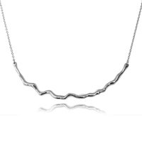 Culturesse Be The Flow Artisan Necklace (Silver)