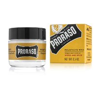 Proraso Wood And Spice Moustache Wax 15ml Style And Control Your 'Stache