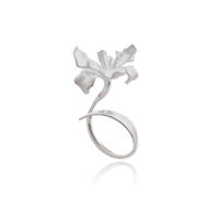 Culturesse Bloom Artisan Silver Open Ring