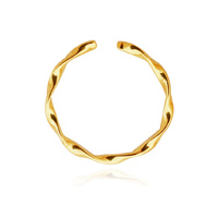 Culturesse Amor Gold Filled Fine Open Ring
