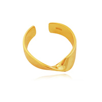 Culturesse Annika Flow Twist Open Ring 
