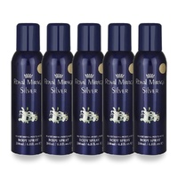 Royal Mirage 200ml Body Spray Silver Pack of 5
