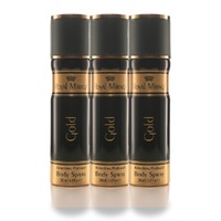 Royal Mirage 200ml Body Spray Gold Pack of 3